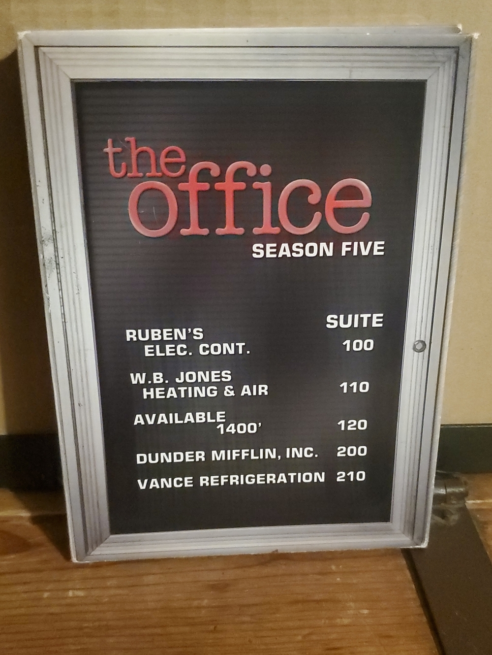 The Office Season Five- Black & Pink